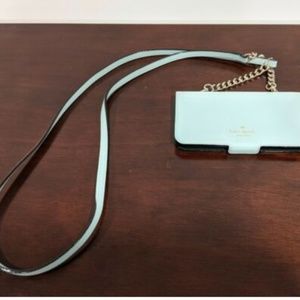 Kate Spade Iphone X/XS folio crossbody case
